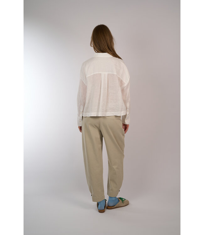 JC SOPHIE LAURENTINE BLOUSE OFF WHITE