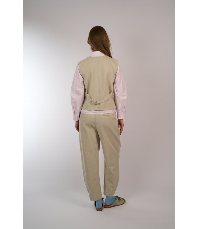 AIMEE THE LABEL ROSELINE WAISTCOAT BEIGE