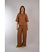 EST'SEVEN JILDAU TROUSER 26 COGNAC