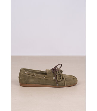 Posa POSA BOAT LOAFER SUEDE KHAKI