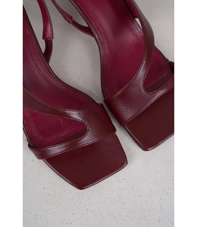 TORAL DELFINA SOFIA BURGUNDY