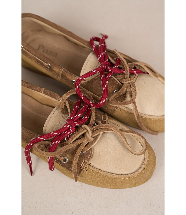 POSA BOUT LOAFER PATCHED TAN