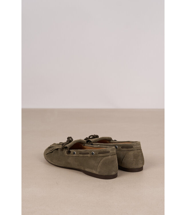 POSA FRINGE MOCCASSIN KHAKI