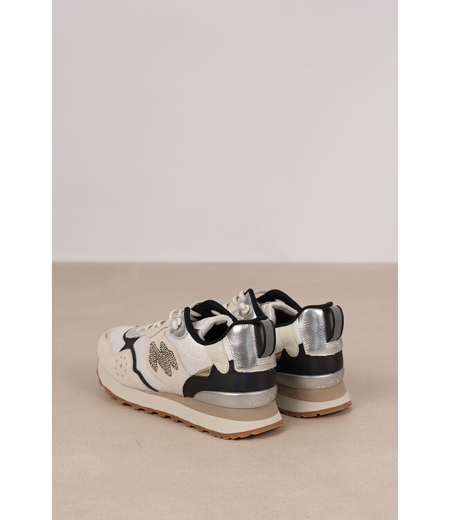 MARIPE MRP47 COMBI OFF WHITE/STRASS TR.BLACK GOLD