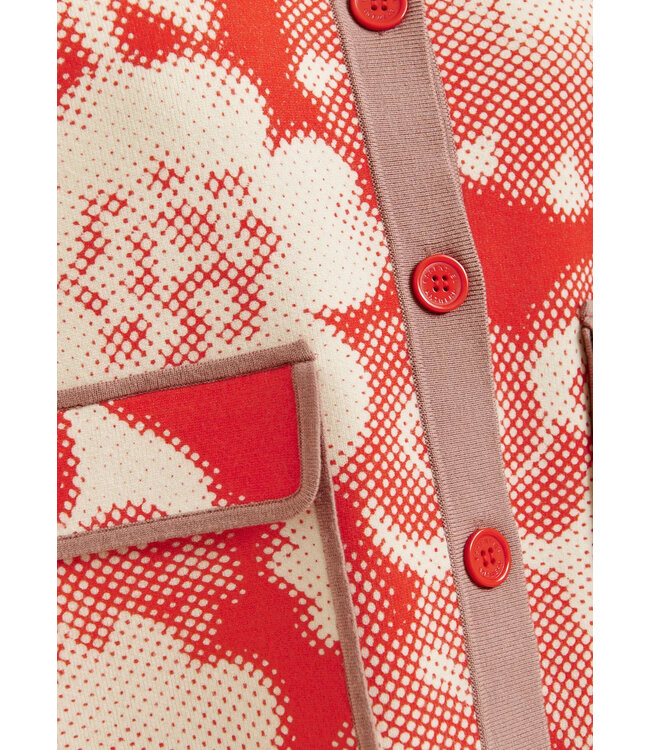 ESSENTIEL JOLY PRINTED KNIT ORANGE