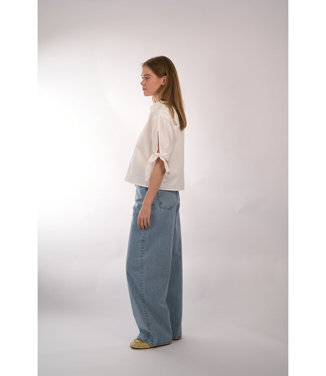 JC SOPHIE MEREDITH BLOUSE OFF WHITE