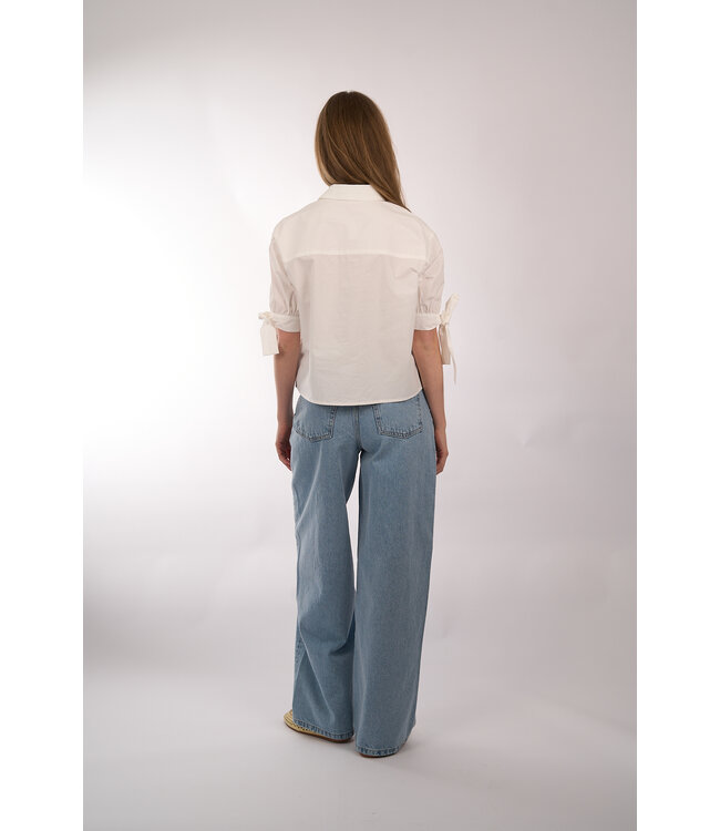 JC SOPHIE MEREDITH BLOUSE OFF WHITE