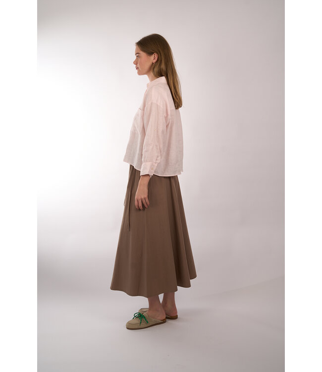 JC SOPHIE MARY LOU BLOUSE PALE PINK