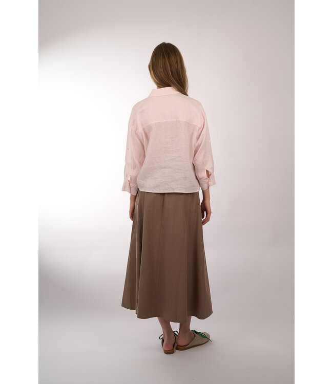 JC SOPHIE MARY LOU BLOUSE PALE PINK