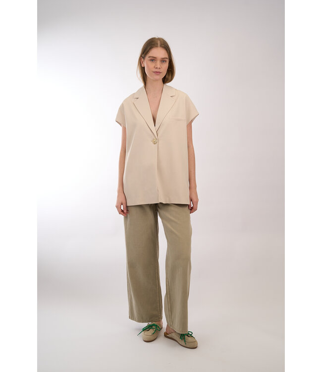 SECOND FEMALE BLANCA WAISTCOAT SOFT BEIGE