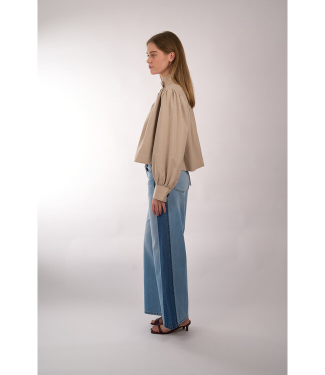 SECOND FEMALE ZOIE JACKET LIGHT BEIGE MELANGE