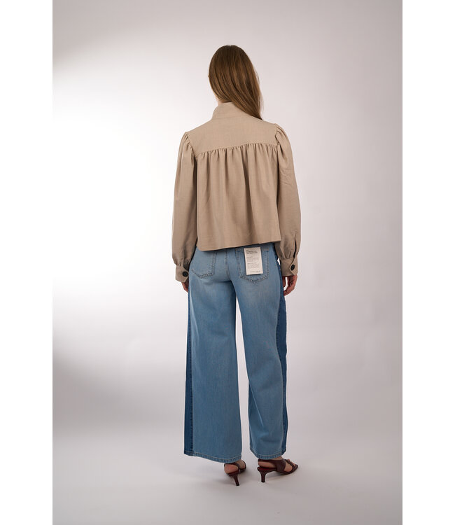 SECOND FEMALE ZOIE JACKET LIGHT BEIGE MELANGE