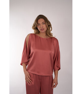 Dante 6 DANTE 6 RISETTE FLOWING SATIN TOP 6615