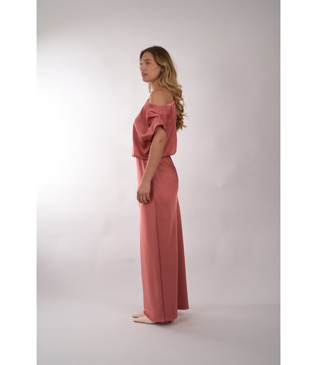 DANTE 6 EPIC OFF-SHOULDER SATIN MAXI DRESS 6615