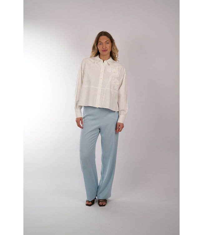 IVI 0000 WHITE BLOUSE BLOOMING COTTON