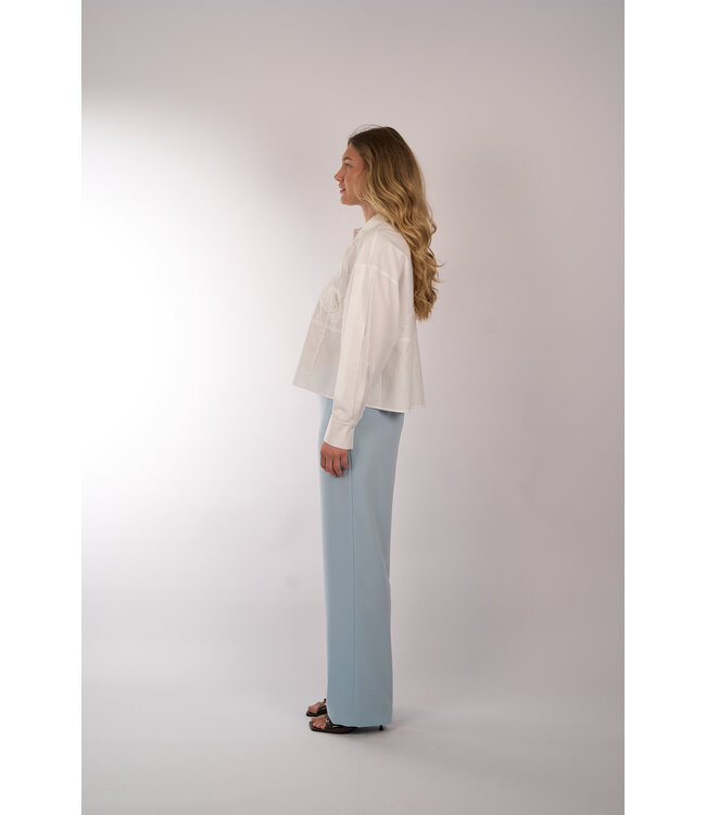 IVI 0000 WHITE BLOUSE BLOOMING COTTON