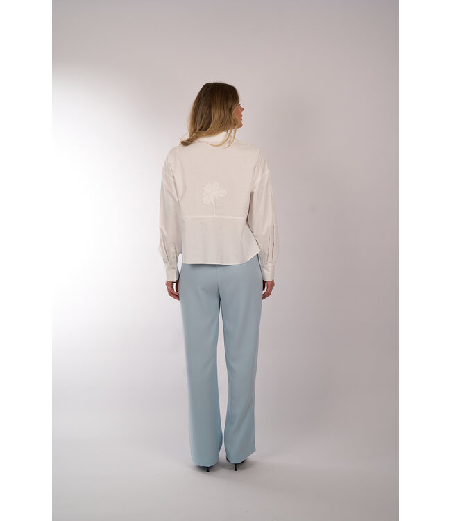 IVI 0000 WHITE BLOUSE BLOOMING COTTON