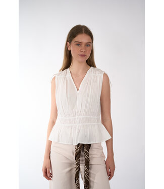 Second Female SECOND FEMALE CARPI TOP WHITE