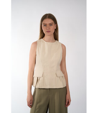 Second Female SECOND FEMALE ROSELIA TOP EGGNOG