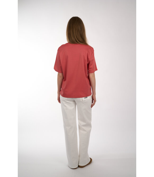 MSCH COPENHAGEN MELEA ICON TEE ROSE