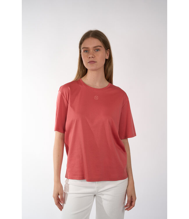 MSCH COPENHAGEN MELEA ICON TEE ROSE