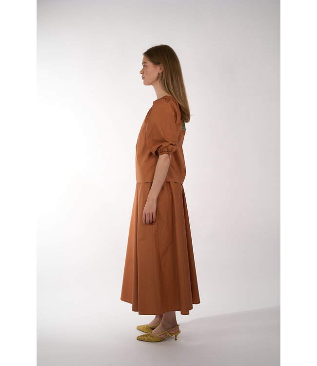 CIRCLE OF TRUST NINA BLOUSE RUSTIC ORANGE