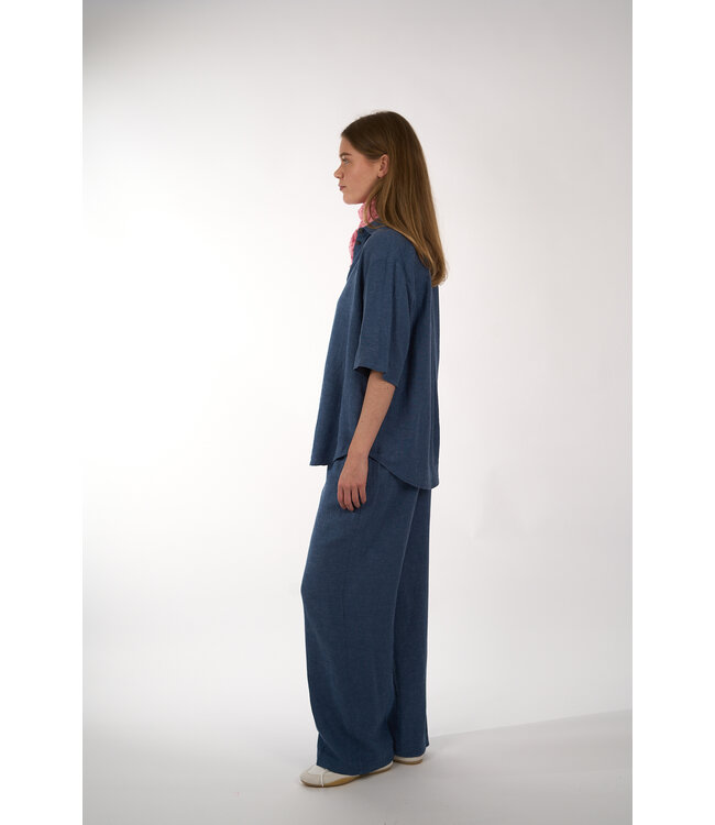 MSCH COPENHAGEN VIANA GINIA SHIRT INDIGO