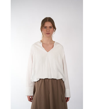 Samsoe & Samsoe SAMSOE & SAMSOE SADAPHNE SHIRT 15262 WHITE