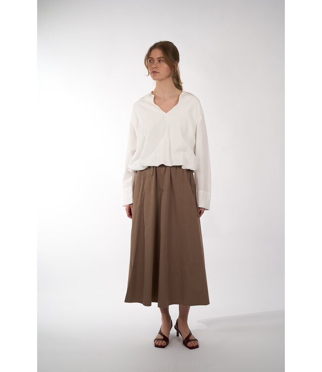 SAMSOE & SAMSOE SADAPHNE SHIRT 15262 WHITE