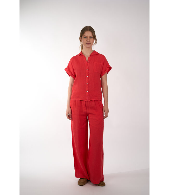 BY BAR BENJI LINEN PANTS LIPSTICK 332