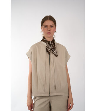 WITH BLACK WITH BLACK ANNI VEGAN WAISTCOAT SILVER LINNING