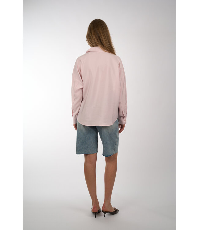 SECOND FEMALE TIMELINE BLOUSE PALE LILAC