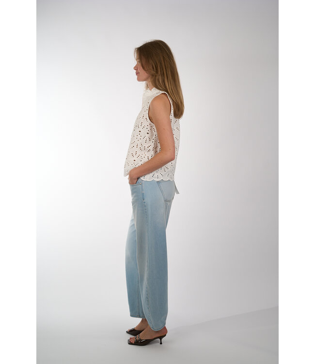 WITH BLACK MARIT SL TOP WHITE