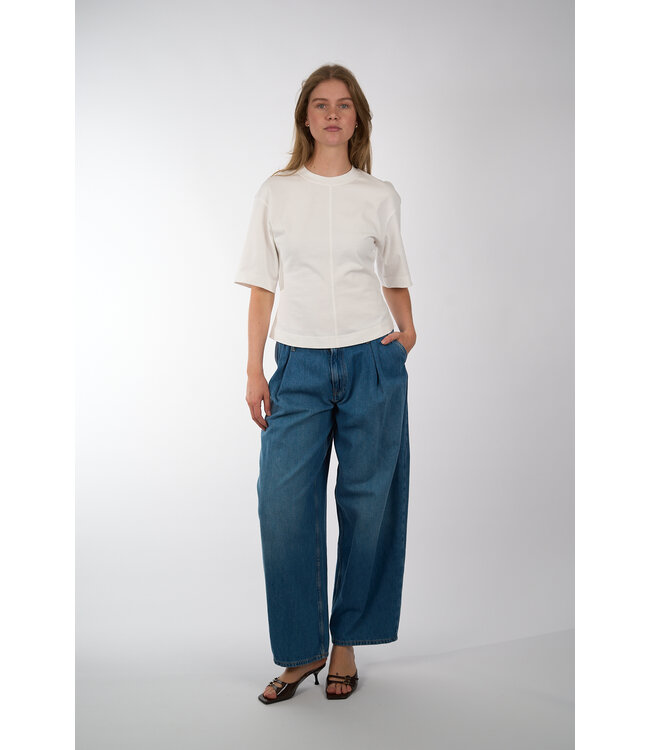 SAMSOE & SAMSOE SADISAS T-SHIRT 11725 BRIGHT WHITE