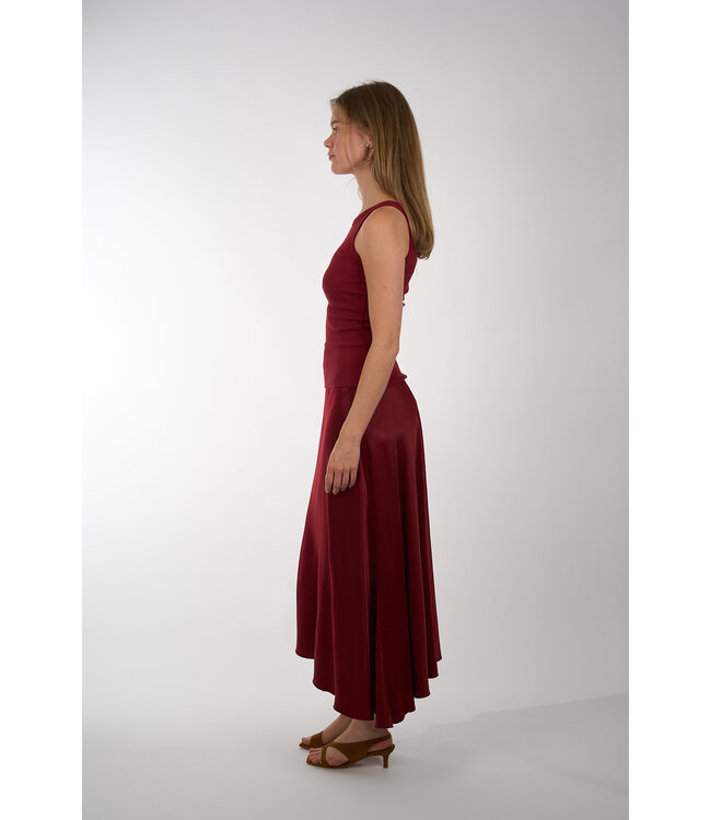 MSCH COPENHAGEN BETHANIE ULLAS SKIRT RHUBARB