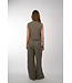 By Bar NORI MELANGE GILET Charcoal Melee