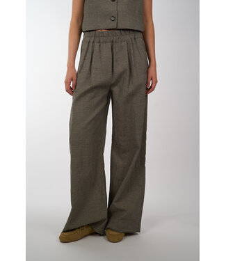 By Bar By Bar BENJI MELANGE PANTS Charcoal Melee