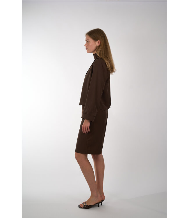 AIMEE THE LABEL ANNEMIJNHS CITY SHORT BROWN