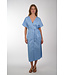 AIMEE THE LABEL MIRISS6 DRESS BLUE