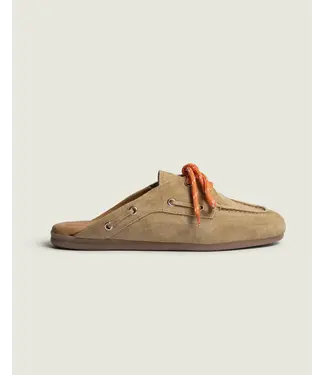 Posa POSA BOAT LOAFER MULE TAN