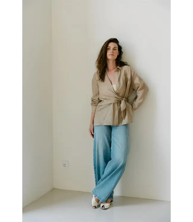 AIMEE THE LABEL JALE JEANS BLUE