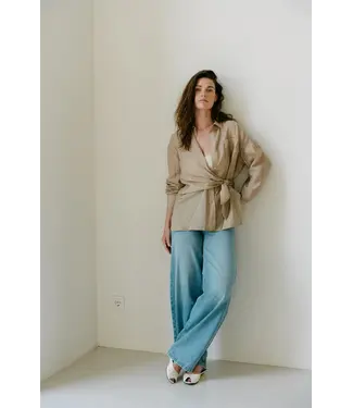 Aímée the Label AIMEE THE LABEL PHILOUS6 BLOUSE SAND