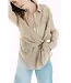 AIMEE THE LABEL PHILOUS6 BLOUSE SAND