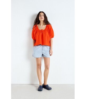 AMERICAN VINTAGE AMERICAN VINTAGE PAY09AE26 SHORTS BLUE SNOW