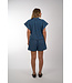 BY BAR  PIXIE SHORT DENIM BLOUSE MEDIUM DENIM
