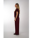 BY BAR SIL V-NECK PULLOVER WINE