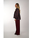 BY BAR BENJI VISCOSE PANTS WINE