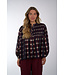 BY BAR  MINE IKAT BLOUSE WINE IKAT PRINT