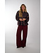 BY BAR  MINE IKAT BLOUSE WINE IKAT PRINT