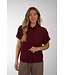 BY BAR BARLEY VISCOSE BLOUSE WINE